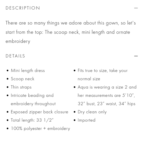 FLORENCIA EMBELLISHED MINI DRESS size 8 - Alice + Olivia - Picture 4 of 16